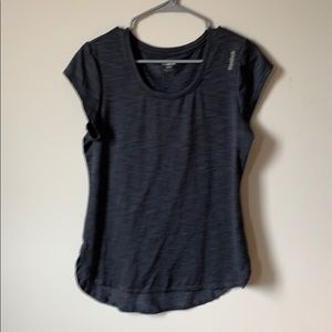 Gray Short Sleeve Workout Tee